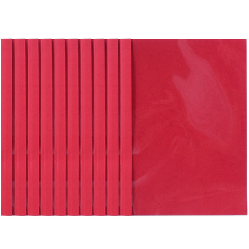 得力（deli） 热熔装订机 合同/标书胶装机 3865C红色热熔装订封套十个(3mm)