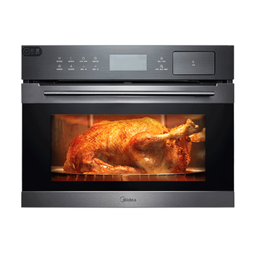 美的（Midea）嵌入式蒸烤箱一体机 50L大容量搪瓷内胆家用蒸箱烤箱 智能家电 BS5055W 厨房 家电