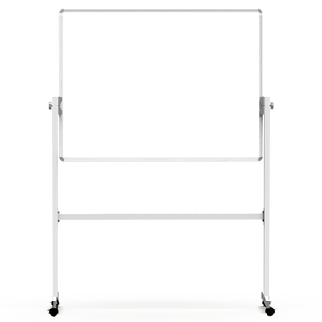 比比牛 易擦白板 磁性写字板  黑板支架式 教学培训会议办公家用儿童小黑板 移动白板展板 100*200cm双面磁性白板+白色支架